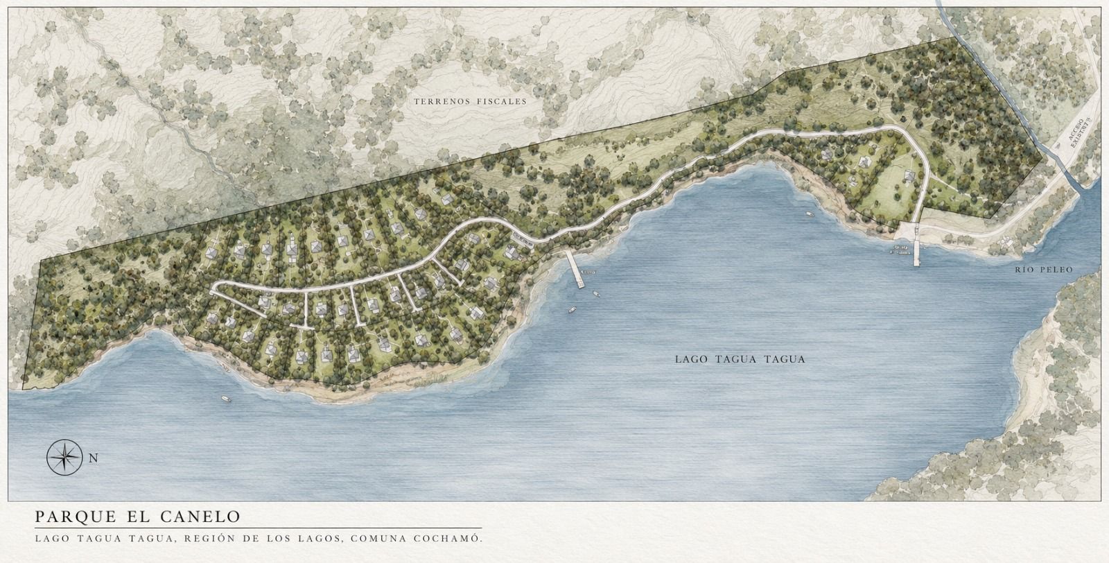 Masterplan Parque El Canelo, Lago Tagua Tagua